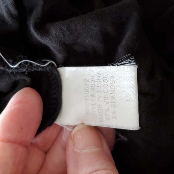 Twelfth Street by Cynthia Vincent Black Shirred Shimmer Top - Picture 7 of 12